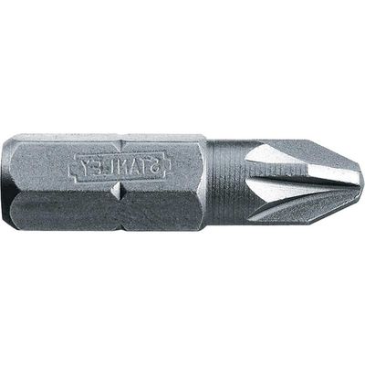 Stanley Pozi Screwdriver Bit PZ1 25mm Pack of 25