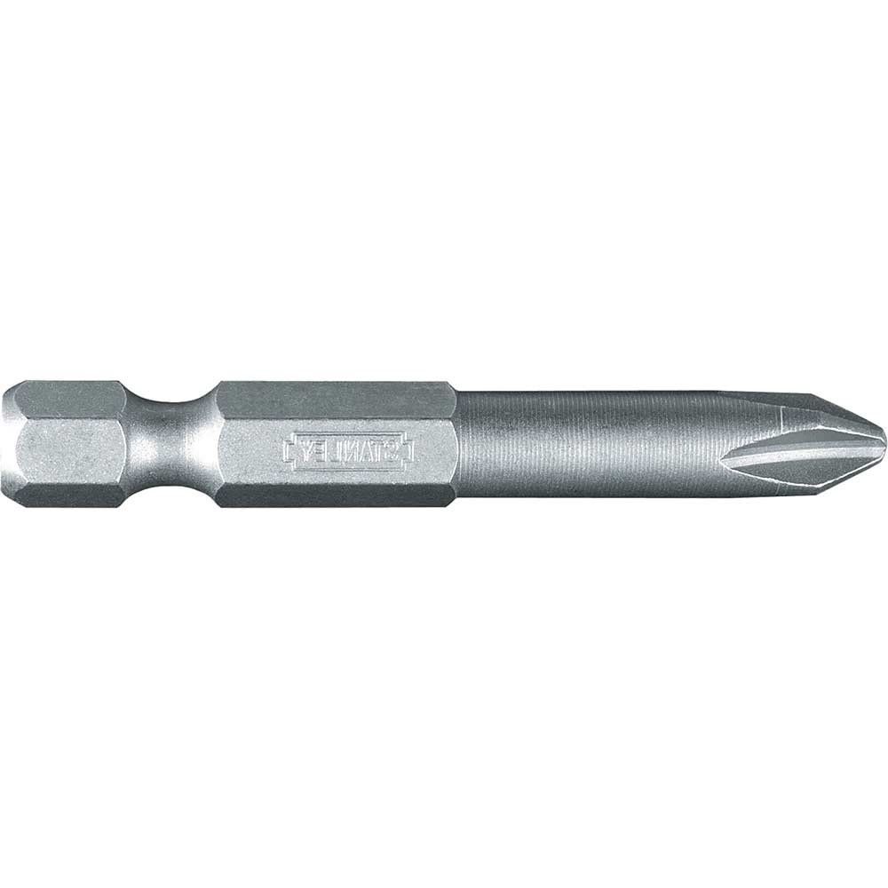 Stanley Phillips Screwdriver Power Bit PH2 50mm Pack of 10 - Image 1