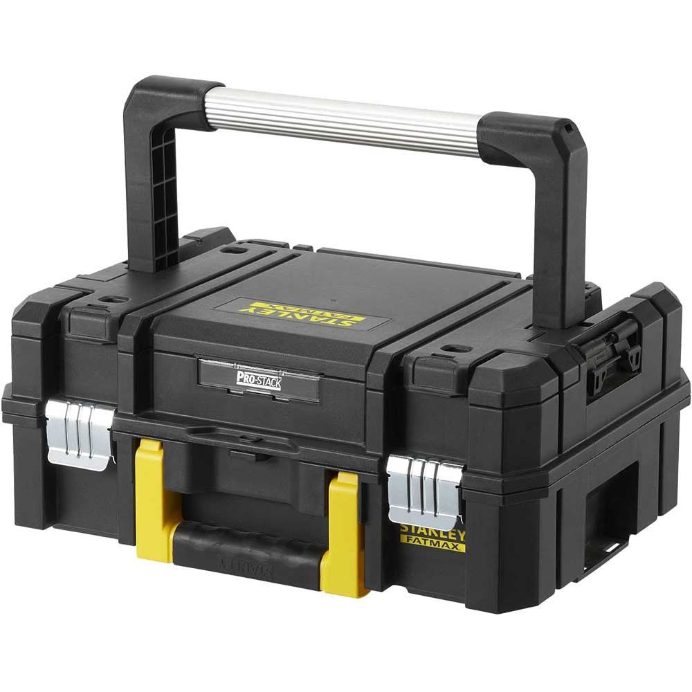 Stanley FatMax Pro Stack Organiser Top Shallow Box 365mm 270mm 105mm - Image 1
