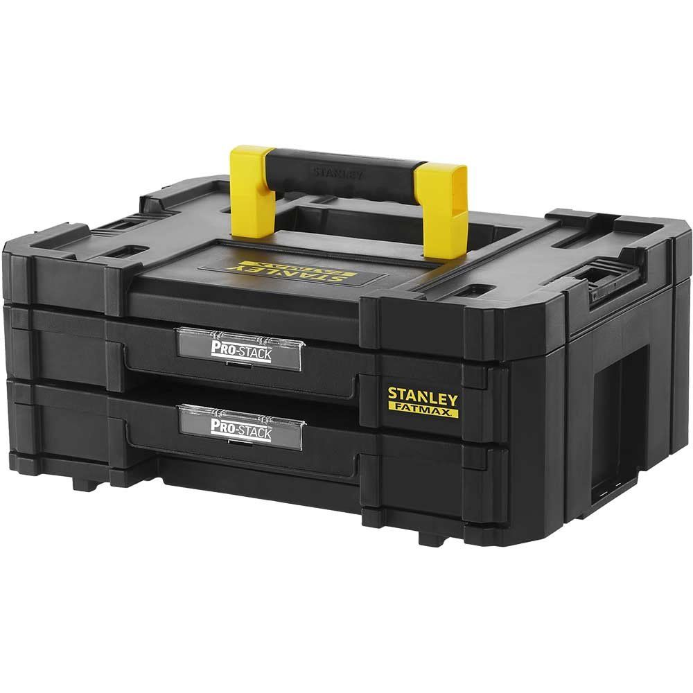 Stanley FatMax Pro Stack 2 Shallow Drawers Organiser Case - Image 1