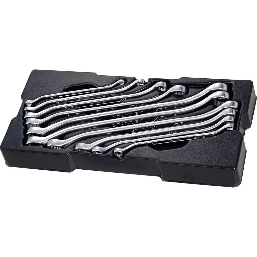 Stanley 10 Piece Offset Double Ring Spanner Set Module - Image 1