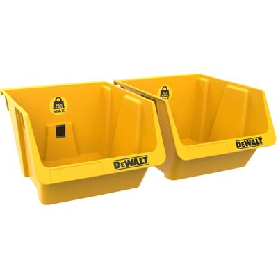 DeWalt DXL Plastic Storage Bin Pack of 2