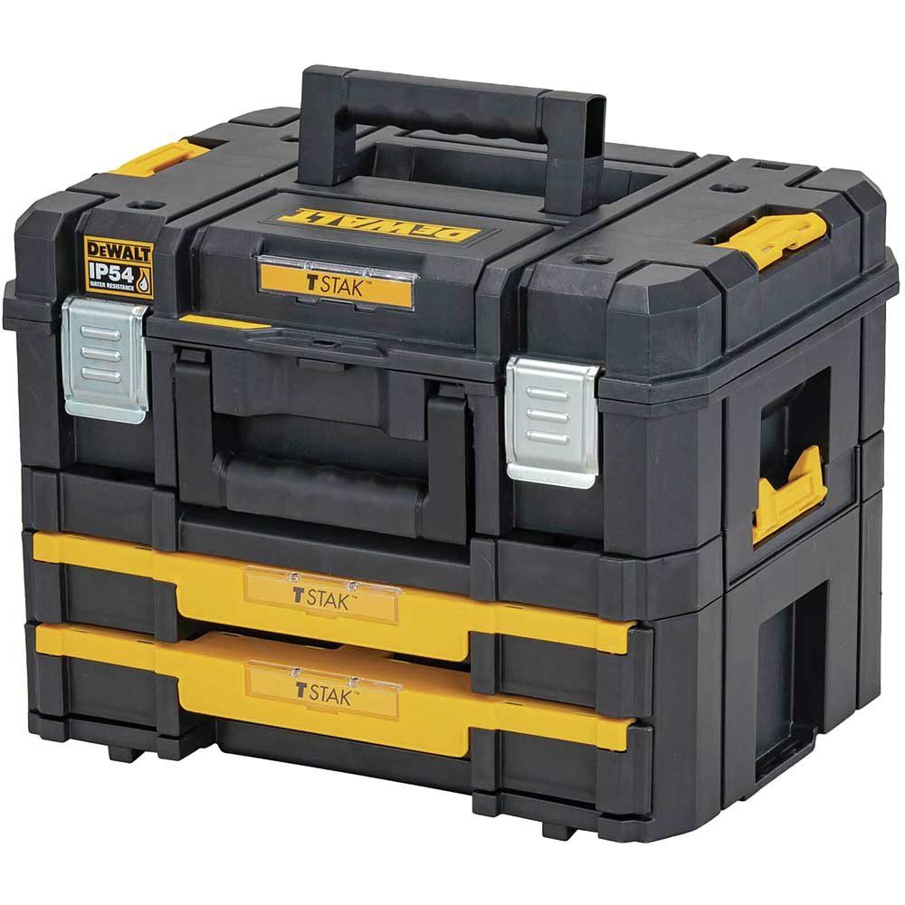 DeWalt TSTAK V2 Stackable Combo Tool Box - Image 1