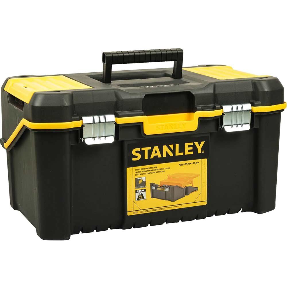 Stanley STST83397-1 Essentials 3-level Cantilever Tool Box 49cm (19") - Image 1