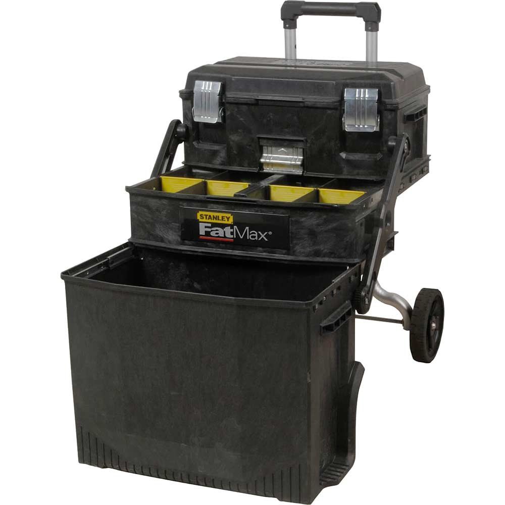 Stanley FatMax Rolling Cantilever Workshop Tool Box Stack - Image 1