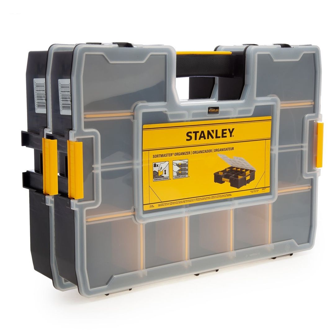 Stanley 1-95-839 Sortmaster Organiser Twin Pack - Image 1