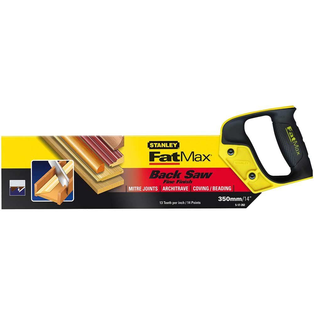 Stanley FatMax Tenon Saw 14" / 350mm 13tpi - Image 1