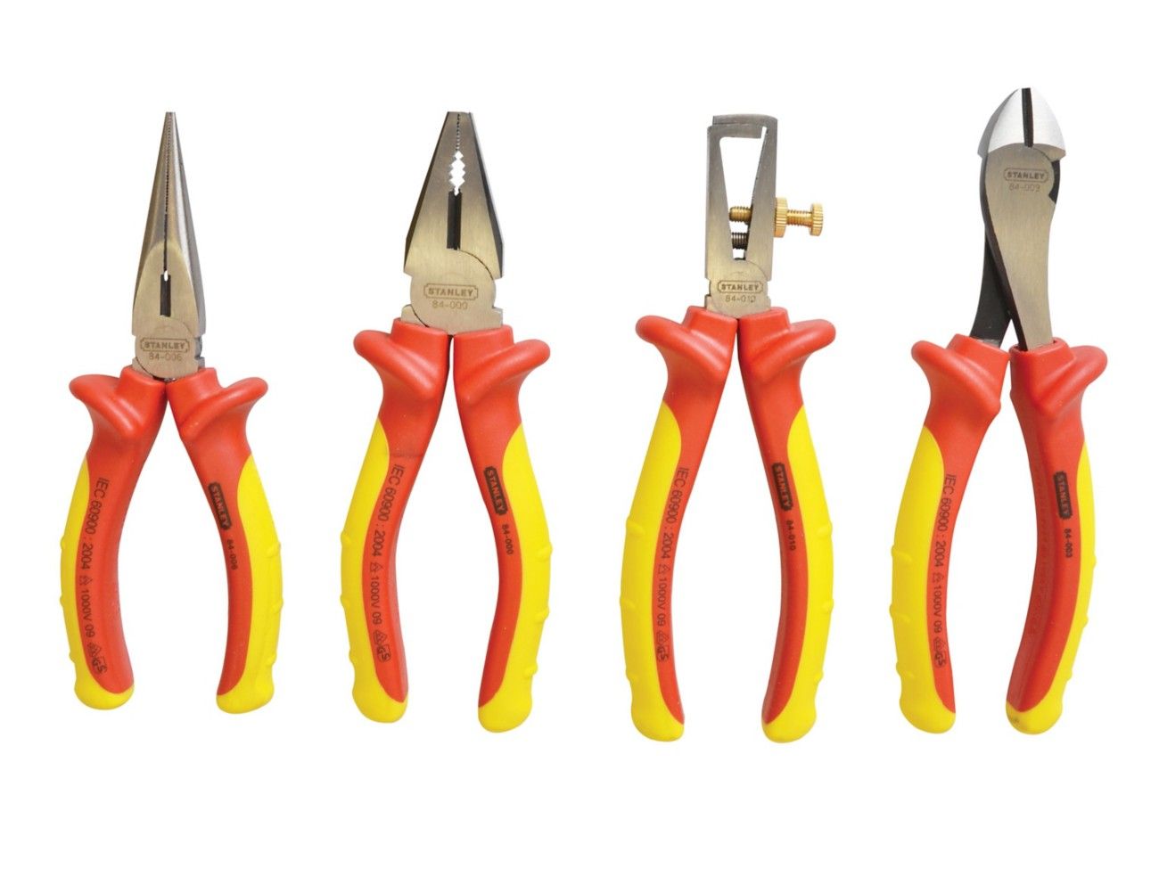 Stanley FatMax 4 Piece Insulated VDE Plier Set - Image 1