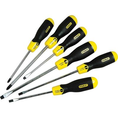 Stanley 5-98-001 Cushion Grip Screwdriver Set (6 Piece)