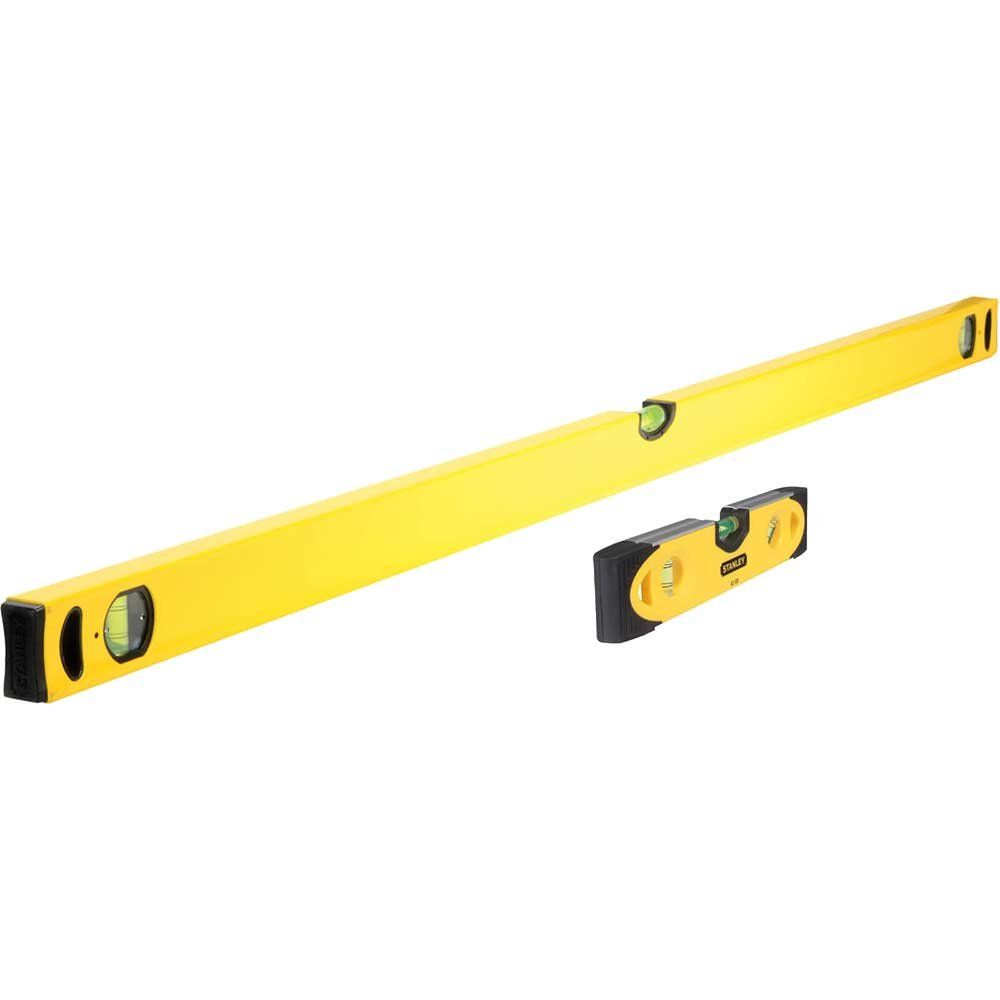 Stanley 2 Piece Classic Box Spirit Level Set - Image 1