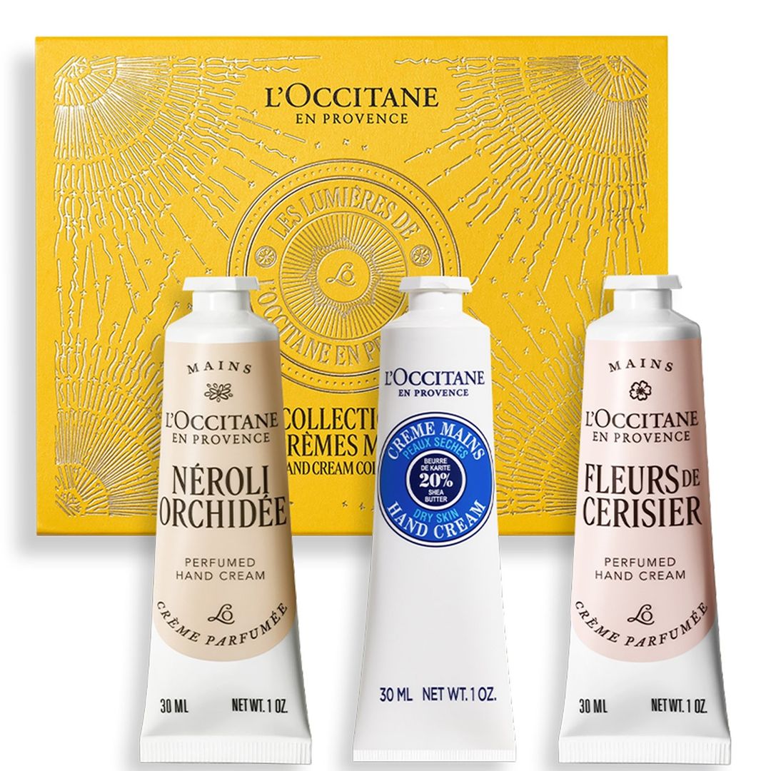 L'Occitane Floral Hand Cream Trio - Image 1