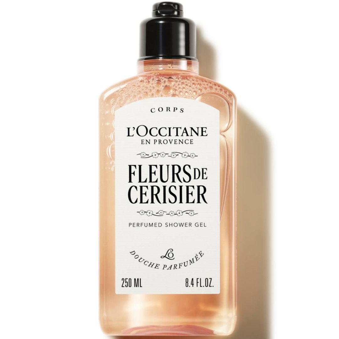 L'Occitane Fleurs de Cerisier (Cherry Blossom) Shower Gel 250ml - Image 1