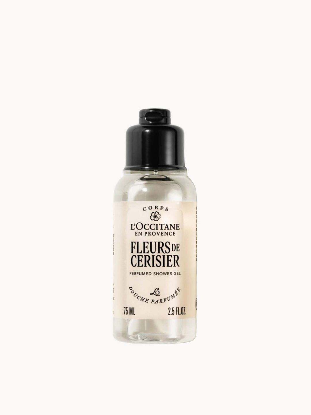L'Occitane Fleurs de Cerisier (Cherry Blossom) Shower Gel 75ml - Image 1