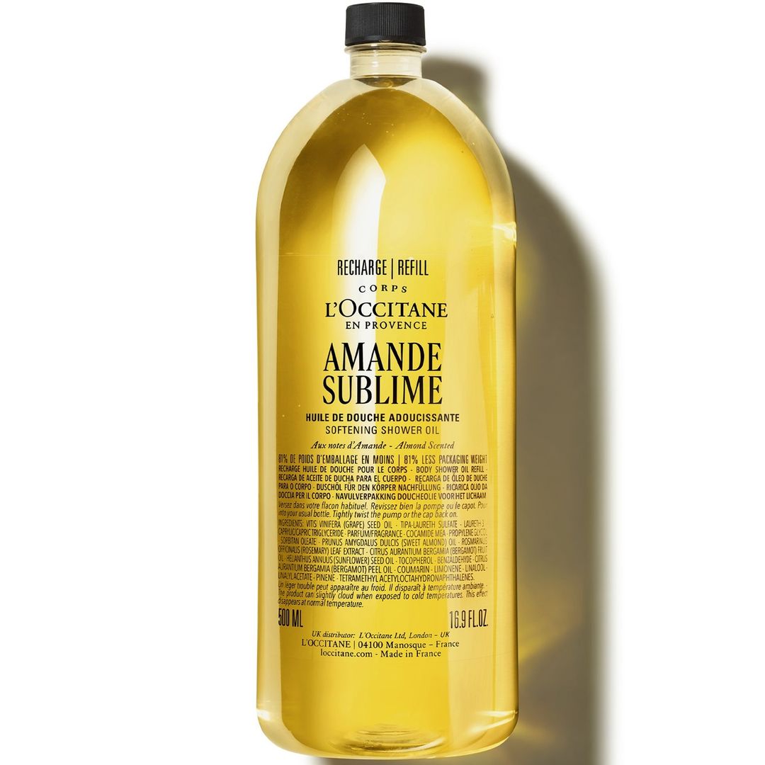 L'Occitane Almond (Amande) Shower Oil Refill 500ml - Image 1