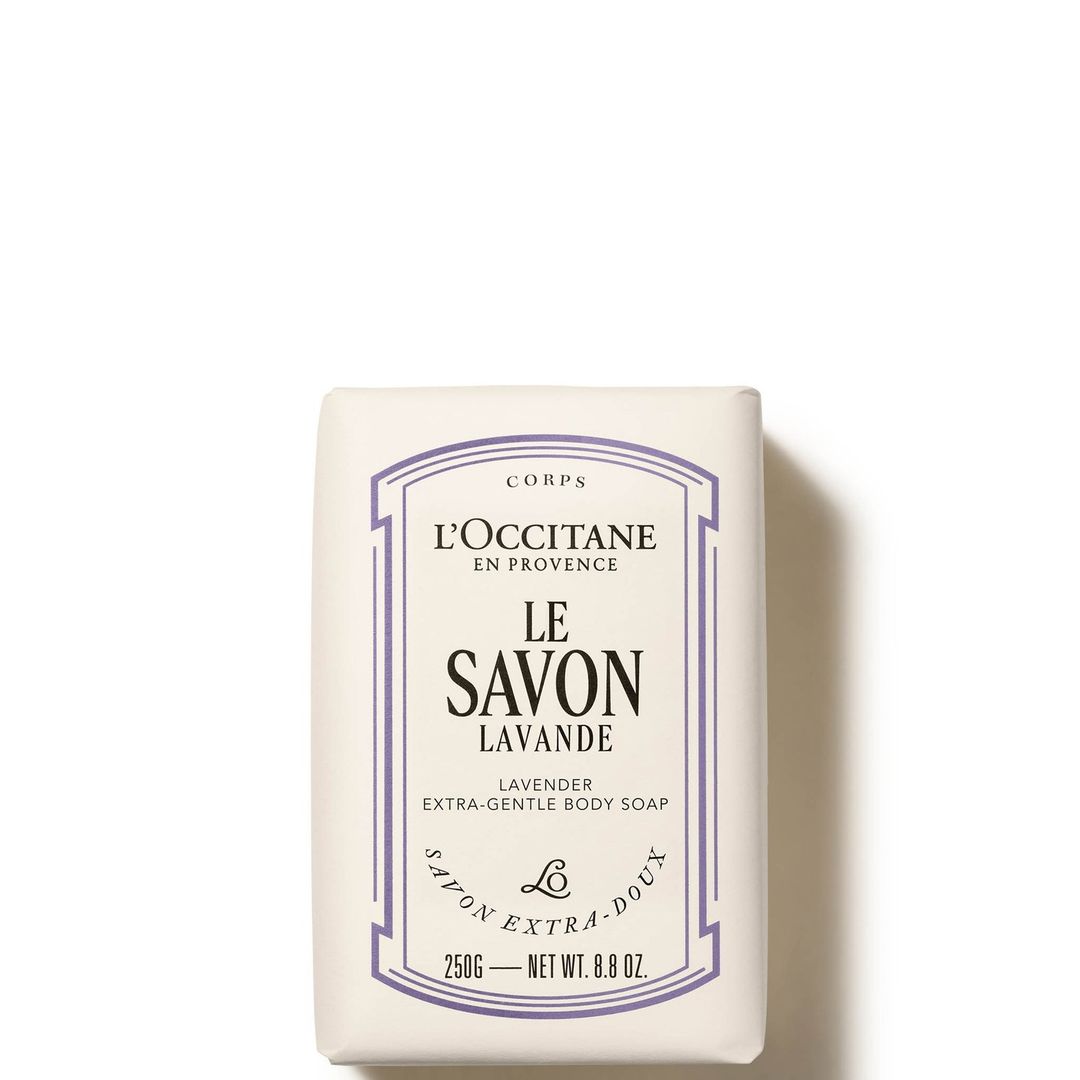 L'Occitane Lavender Extra-Gentle Body Soap 250g - Image 1