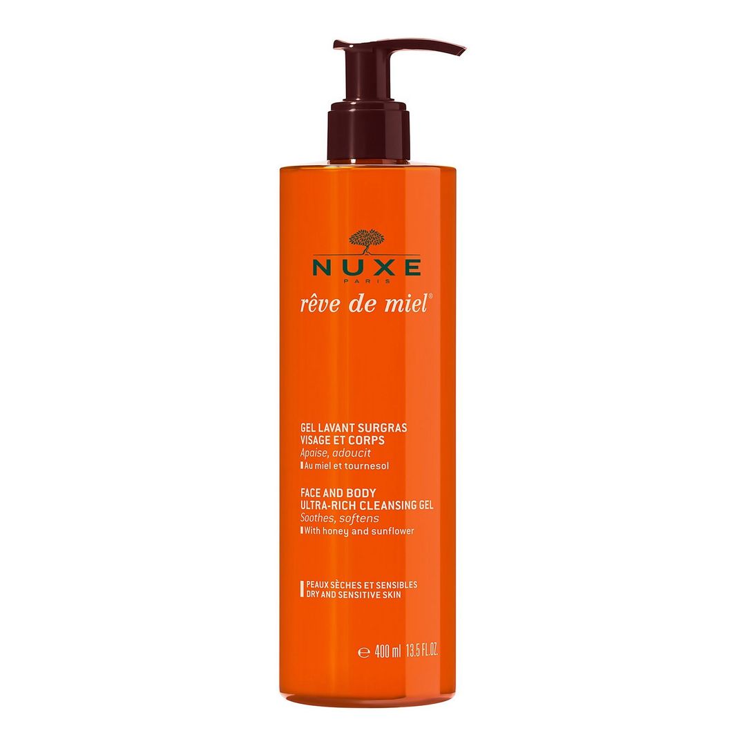 NUXE Reve de Miel Face and Body Ultra-Rich Cleansing Gel 400ml - Image 1