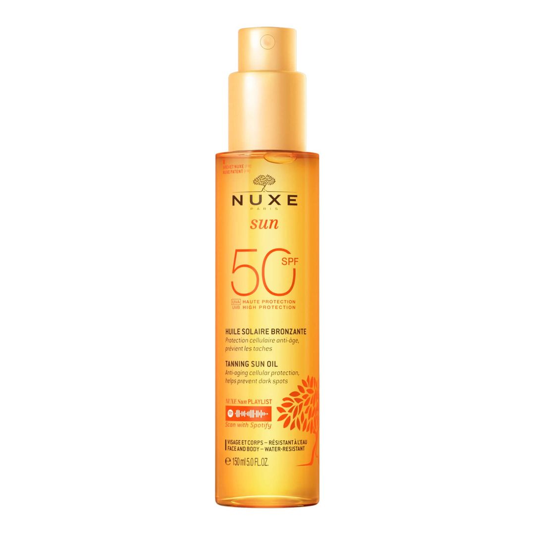 NUXE Face and Body Tanning Sun Oil High Protection SPF 50 150ml - Image 1