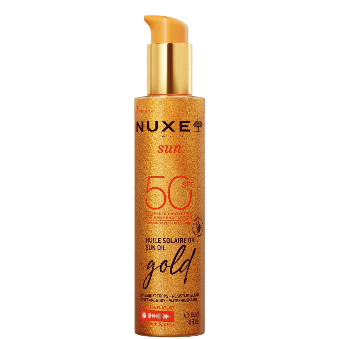 Nuxe Sun Oil Shimmering Gold SPF 50 150ml - Image 1