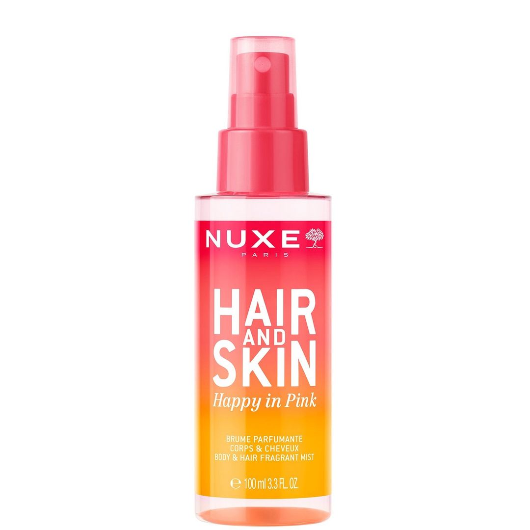 NUXE Hair & Skin Happy In Pink Body and Hair Fragrant Mist 100ml - Image 1