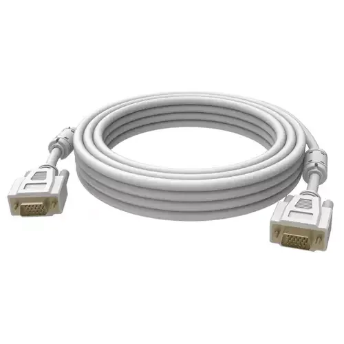 Vision 2x VGA 15-pin D-Sub 3m VGA cable VGA (D-Sub) White - Image 1