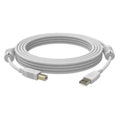 Vision USB 2.0 2m USB cable USB A USB B 0.48 Gbit/s White