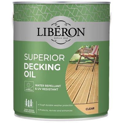 Liberon 126103 Superior Decking Oil Clear 2.5 Litre - Thumbnail 2
