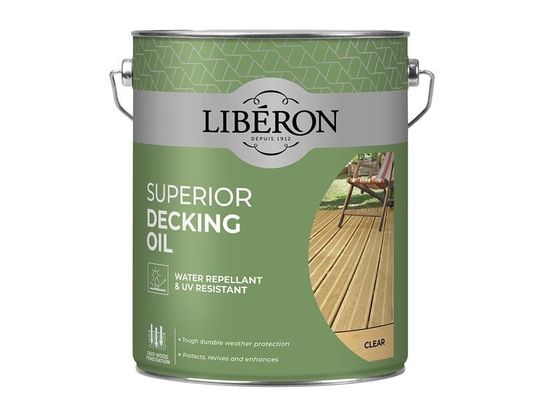Liberon Superior Decking Oil Clear 5 Litre 126106