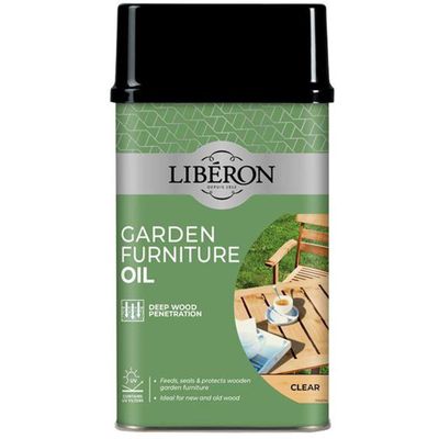 Liberon 126172 Garden Furniture Oil Clear 1 Litre - Thumbnail 2