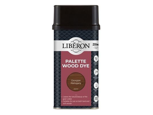 Liberon Palette Wood Dye Georgian Mahogany 250Ml 126729