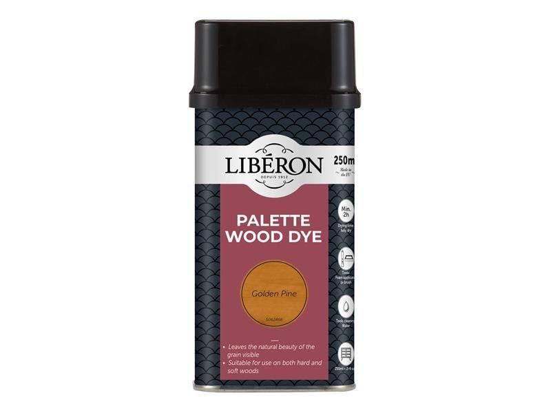 Liberon 126730 Palette Wood Dye Golden Pine 250Ml - Image 1