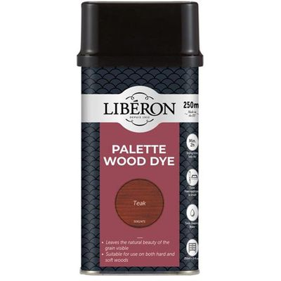 Liberon 126733 Palette Wood Dye Teak 250Ml - Thumbnail 2
