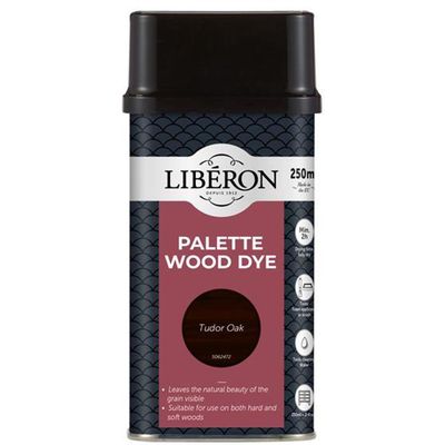 Liberon 126734 Palette Wood Dye Tudor Oak 250Ml - Thumbnail 2