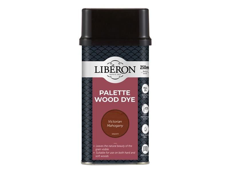 Liberon 126735 Palette Wood Dye Victoria Mahogany 250Ml - Image 1