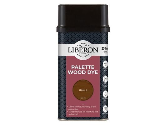 Liberon 126736 Palette Wood Dye Walnut 250Ml