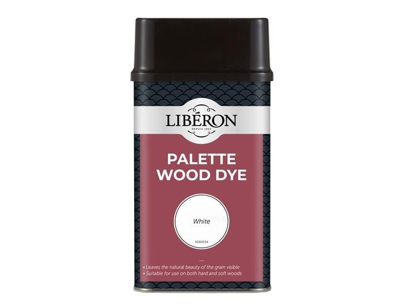 Liberon 126739 Palette Wood Dye White 500Ml - Image 1