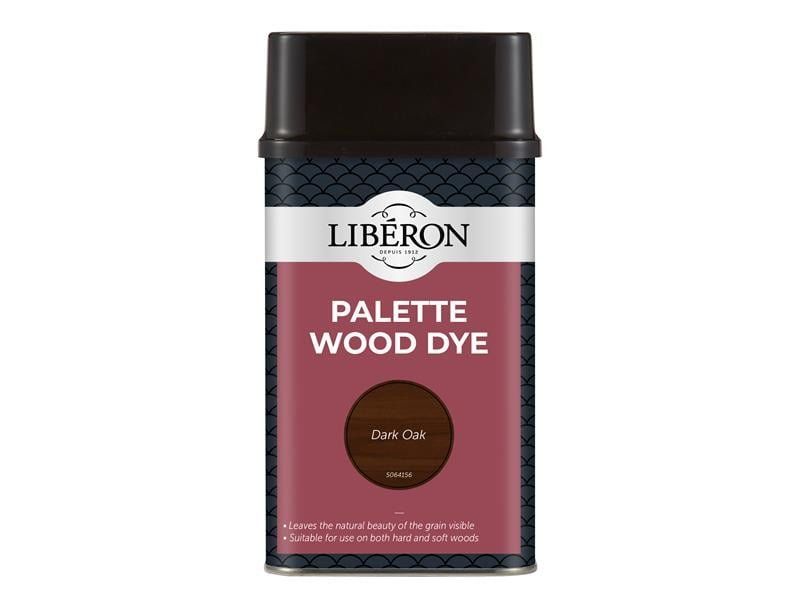 Liberon 126741 Palette Wood Dye Dark Oak 500Ml - Image 1