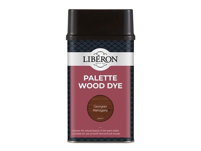 Liberon 126742 Palette Wood Dye Georgian Mahogany 500Ml - Image 1