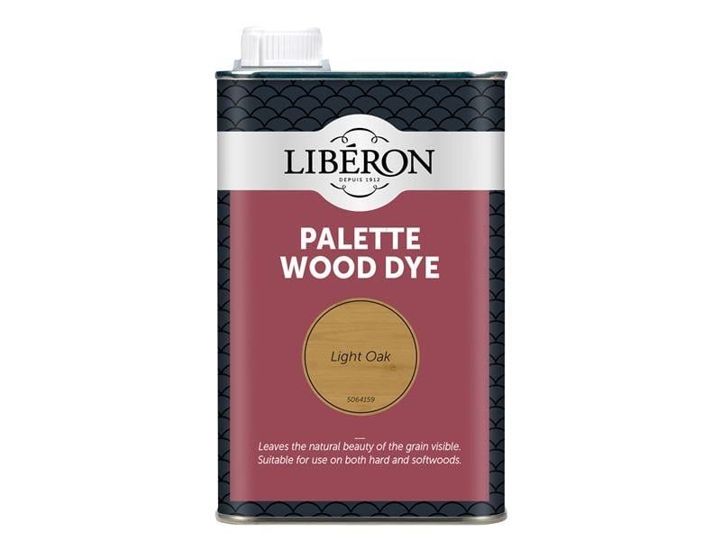 Liberon 126744 Palette Wood Dye Light Oak 500Ml - Image 1