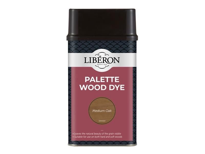 Liberon 126745 Palette Wood Dye Medium Oak 500Ml - Image 1