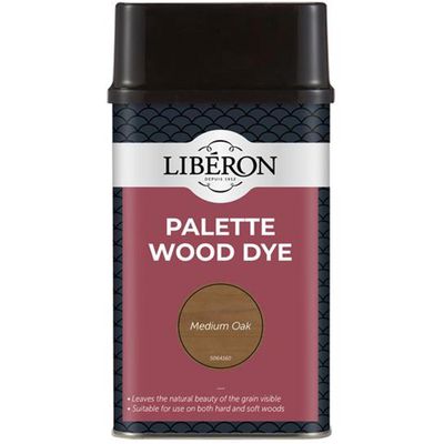 Liberon 126745 Palette Wood Dye Medium Oak 500Ml - Thumbnail 2
