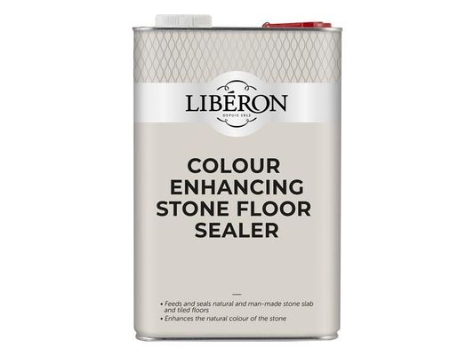 Liberon 126768 Colour Enhancer Stone Floor Sealer 5 Litre