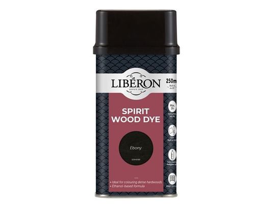 Liberon Spirit Wood Dye Ebony 250Ml 126780