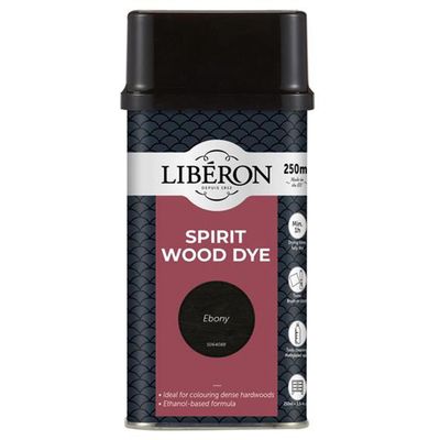 Liberon Spirit Wood Dye Ebony 250Ml 126780 - Thumbnail 2