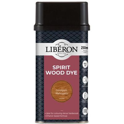 Liberon 126781 Spirit Wood Dye Georgian Mahogany 250Ml - Thumbnail 2