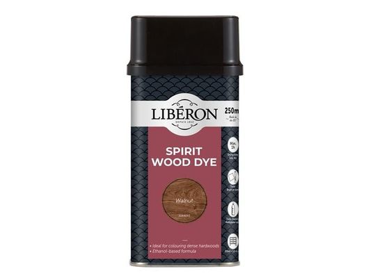 Liberon 126785 Spirit Wood Dye Walnut 250Ml