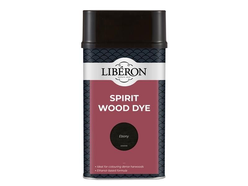 Liberon 126788 Spirit Wood Dye Ebony 1 Litre - Image 1