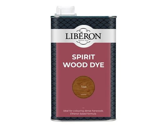 Liberon 126792 Spirit Wood Dye Teak 1 Litre