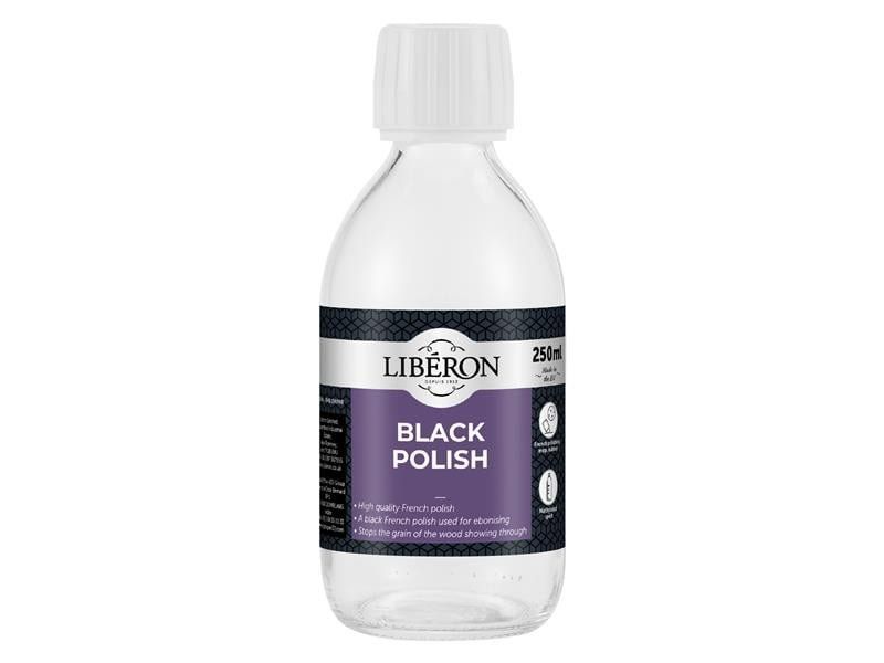 Liberon 126831 Black Polish 250Ml - Image 1