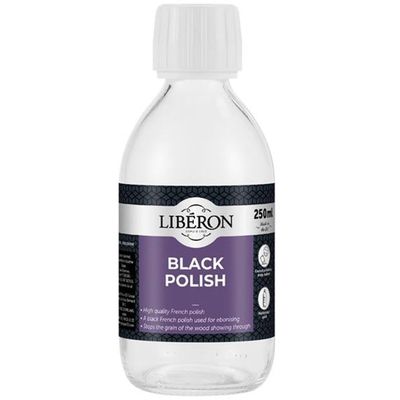 Liberon 126831 Black Polish 250Ml - Thumbnail 2