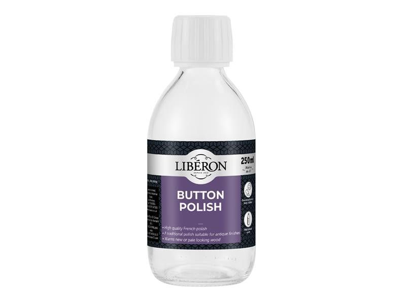Liberon 126832 Button Polish 250Ml - Image 1